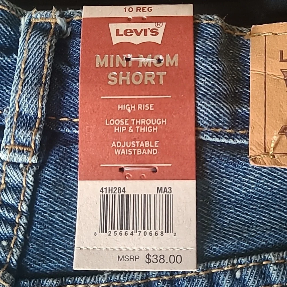 Levi's Girl Shorts, Blue - Picture 3 of 9